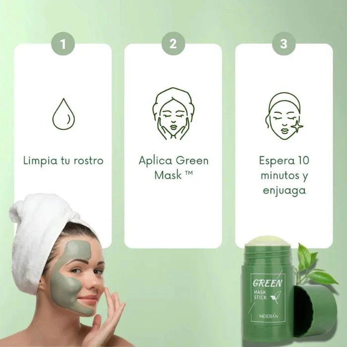 barra te verde + 2 mascarilla aloe vera